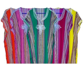 Moroccan Gandoura Kaftan Dress for Women